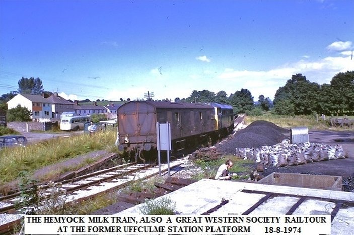 - Uffculme Cold Harbour Railway Station Photo Hemyock Line. Tiverton Jct 6 